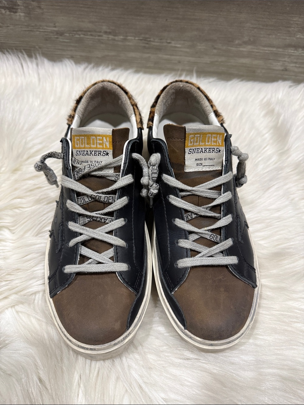 GOLDEN GOOSE Hi Star Platform Sneakers - Picture 5 of 16